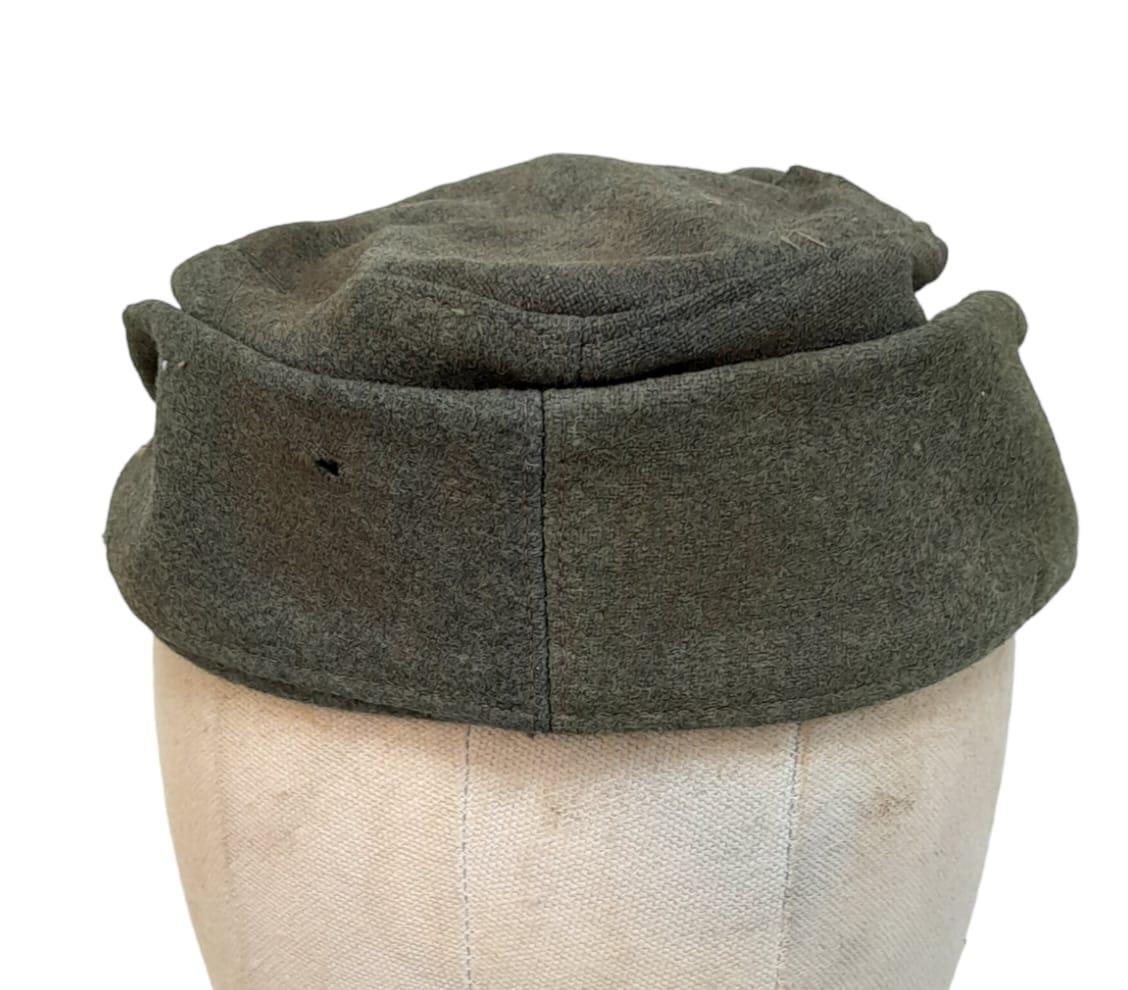 3 rd Reich Waffen SS M43 Ski Cap. Period related small tear on the top. Overall good condition for - Image 4 of 6