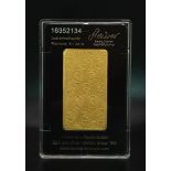 A 100grm 24K GOLD INGOT ENCASED IN PRESENTATION PACK AS NEW.