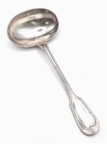 A vintage 800 silver sauce ladle. Total weight 62G. 16X7 cm.