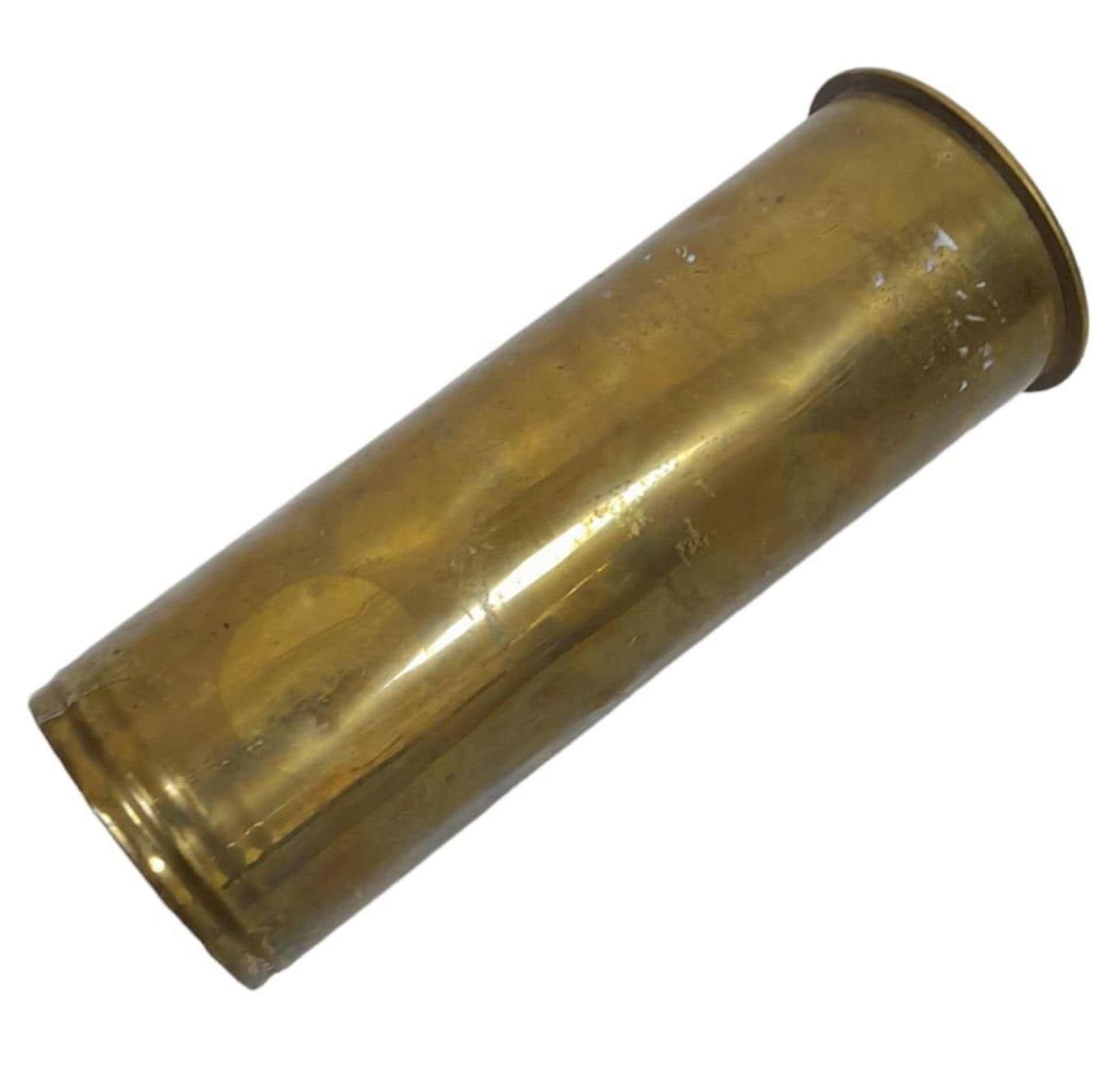 INERT WW1 Imperial German 77mm HE Shell. Dated 1917. Mainland UK Shipping Only. - Image 2 of 4