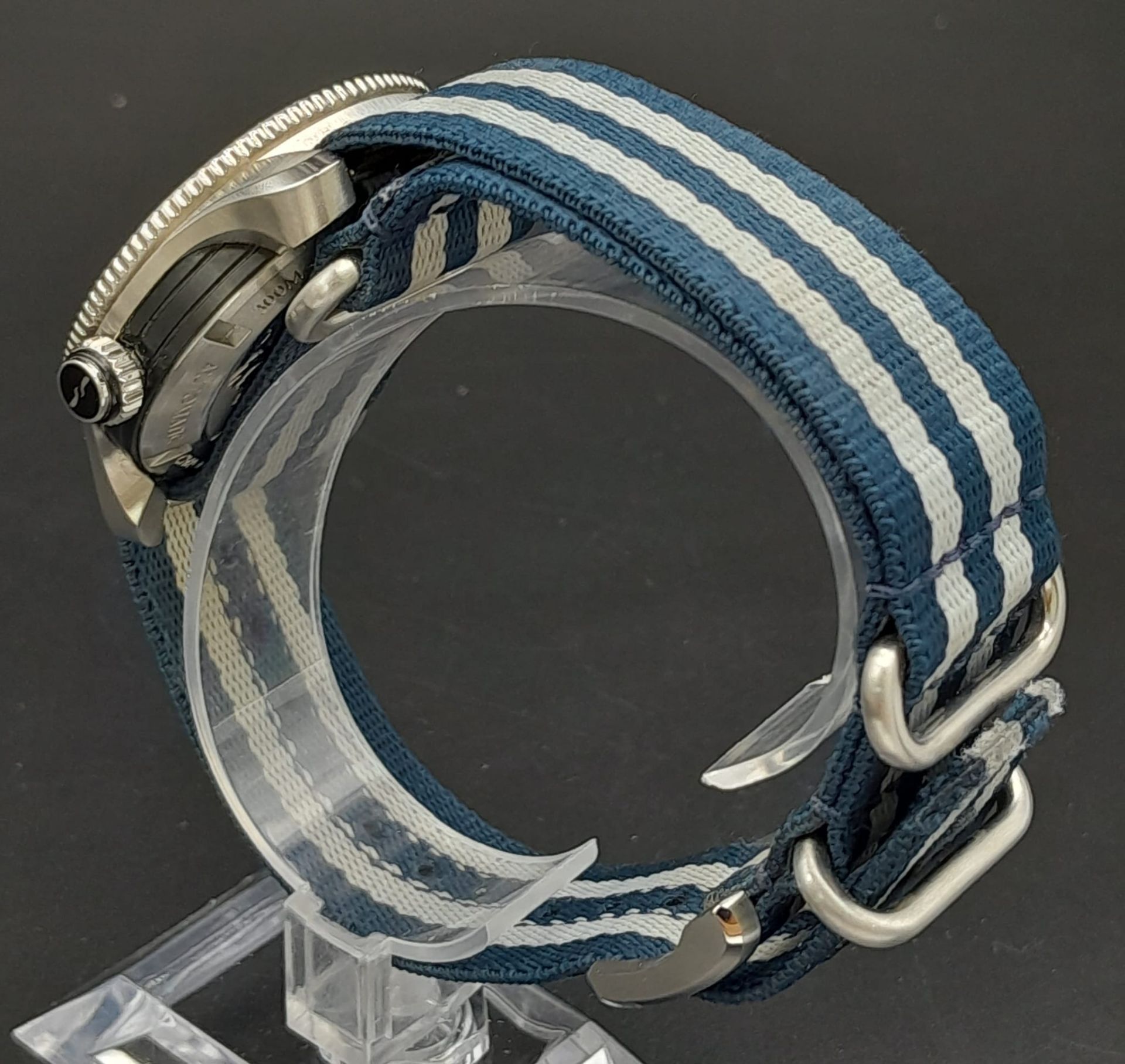 A Bremont Supermarine Karakoram Gents Watch. Striped textile Bremont strap. Stainless steel case - - Image 4 of 17