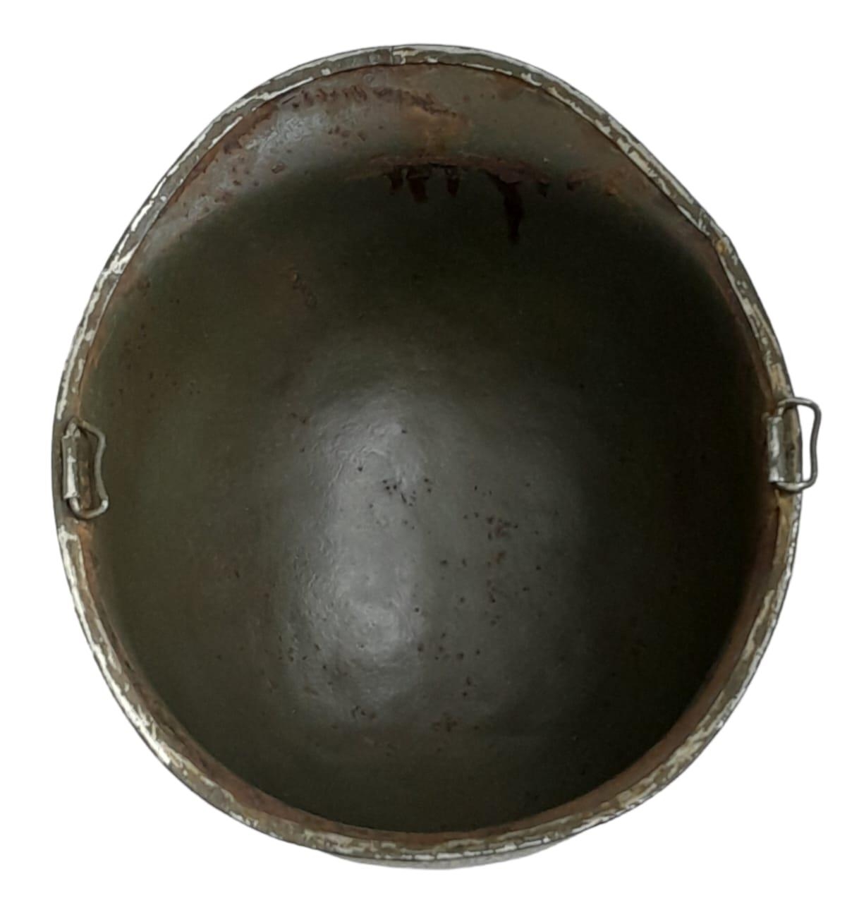 WW2 US 27 th Infantry Division Swivel Bale M1 Helmet. - Image 5 of 5