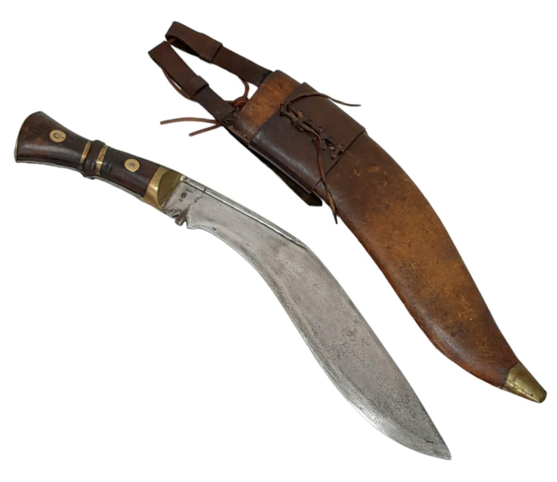 WW1 Gurkha Kukri Knife Dated 1917. Made in Cossipore for the Indian War Department. Comes in a