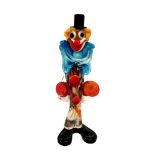 A Vintage Murano Glass Clown Figure. Vivid colours bring this work of art to life. In good