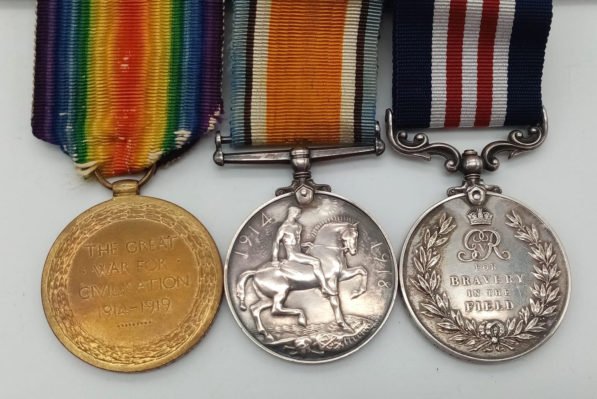 WW1 Military Medal Group Awarded to DM2.207016 Pte Harry Glover 44 th Motor Abulance Convoy Army - Image 3 of 6