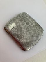 Antique Art Deco SOLID SILVER CIGARETTE CASE. Having clear hallmark for Deakin and Francis,