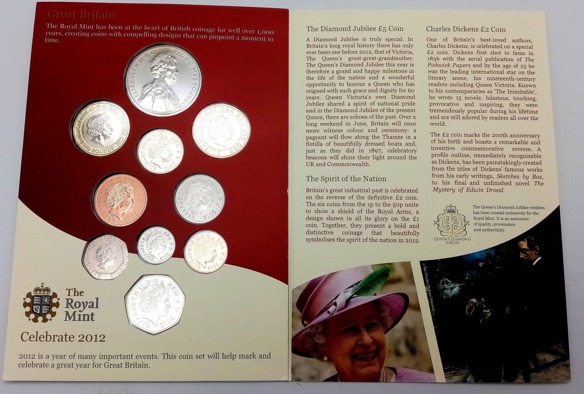 A Great Year For Great Britain Uncirculated Mint Commemorative Coin Set. - Bild 5 aus 7