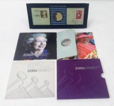 A 1976 Day of the Concorde Commemorative Coin and Stamp Set - Plus a Queen Elizabeth II Eightieth