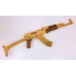 A Boss Level Gold-Plated AK56! You've come this far, now claim the ultimate weapon. Gilded by God (