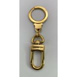 A Louis Vuitton Gold Plated Anneau Cles Key Ring. Can be used as a key ring, charm ring on bags,