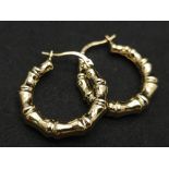 9kt Yellow Gold Earrings. New and Unworn. W: 1.9g