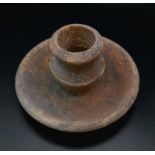 WW1 German Tunnel Candlelight Holder. Found in a caved in Tunnel near Messines, Flanders, Belgium.