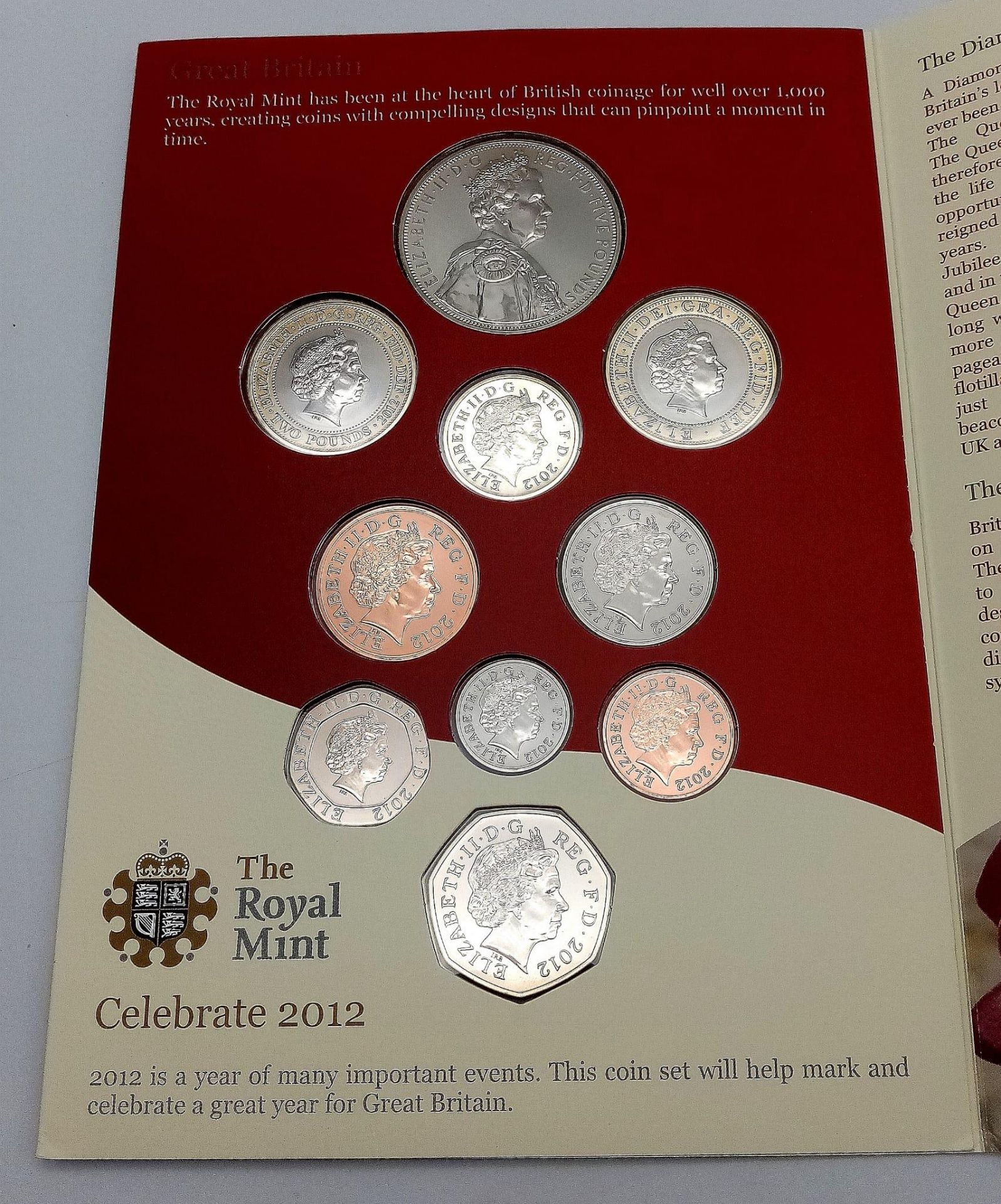 A Great Year For Great Britain Uncirculated Mint Commemorative Coin Set. - Bild 3 aus 7