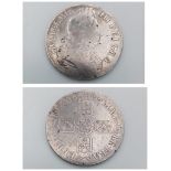 A William III 1696 Silver Crown. S3470. Please see photos for conditions.