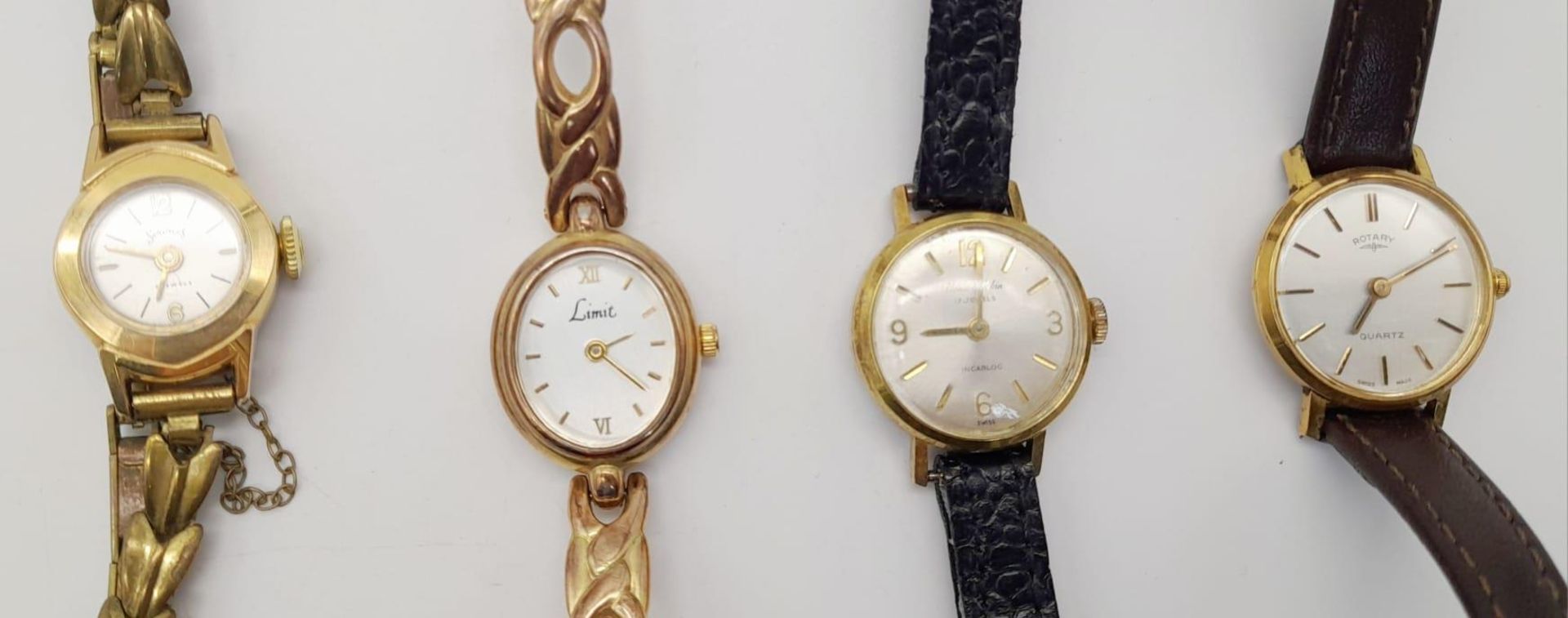 Four Vintage Ladies Watches. Including: A limit, a House of Tobin, a Rotary and a Sewice. In need of - Bild 2 aus 6