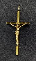 A 9K GOLD CRUCIFIX . 2.5gms 4cms