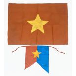 Vietnam War Era N.V.A (North Vietnamese Army) Flag. Size 75 x 55 cm. Reserve & Vietcong Bunting Flag