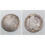 A 1668 Charles II Silver One Shilling Coin. 2nd bust. S3375. Please see photos for conditions.