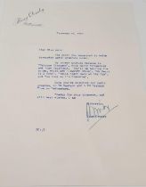 A Signed Bing Crosby Letter From December 1947 to a Fan in Chelmsford, Essex!