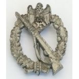 WW2 German Infantry Assault Badge - Silver Grade in box of issue.