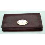 Burgundy Brown Mulberry Purse. Quality soft leather with typical Mulberry high standards. Multiple