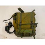 A Rare USA Vietnam War Era RCVR-XMTR Radio Back-Pack with Headset - RT 654A/ TRC -77. Serial