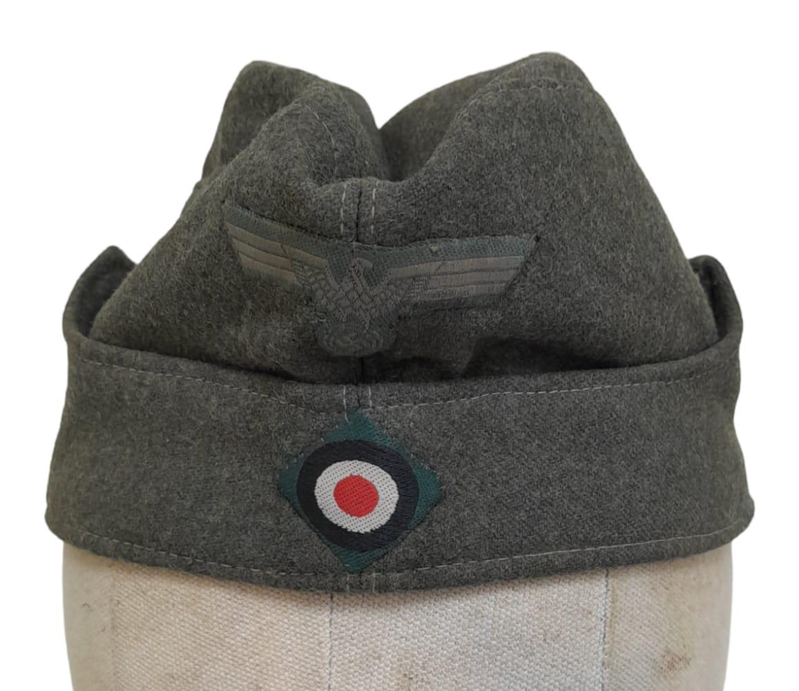 3rd Reich M34 Army Overseas Cap. Made by Schubt, Berlin. Super condition for its age.