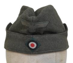 3rd Reich M34 Army Overseas Cap. Made by Schubt, Berlin. Super condition for its age.