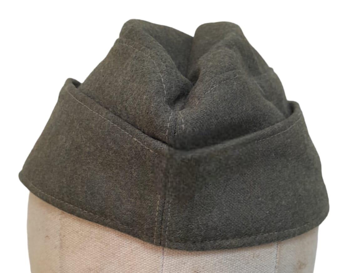 3rd Reich M34 Army Overseas Cap. Made by Schubt, Berlin. Super condition for its age. - Image 3 of 6