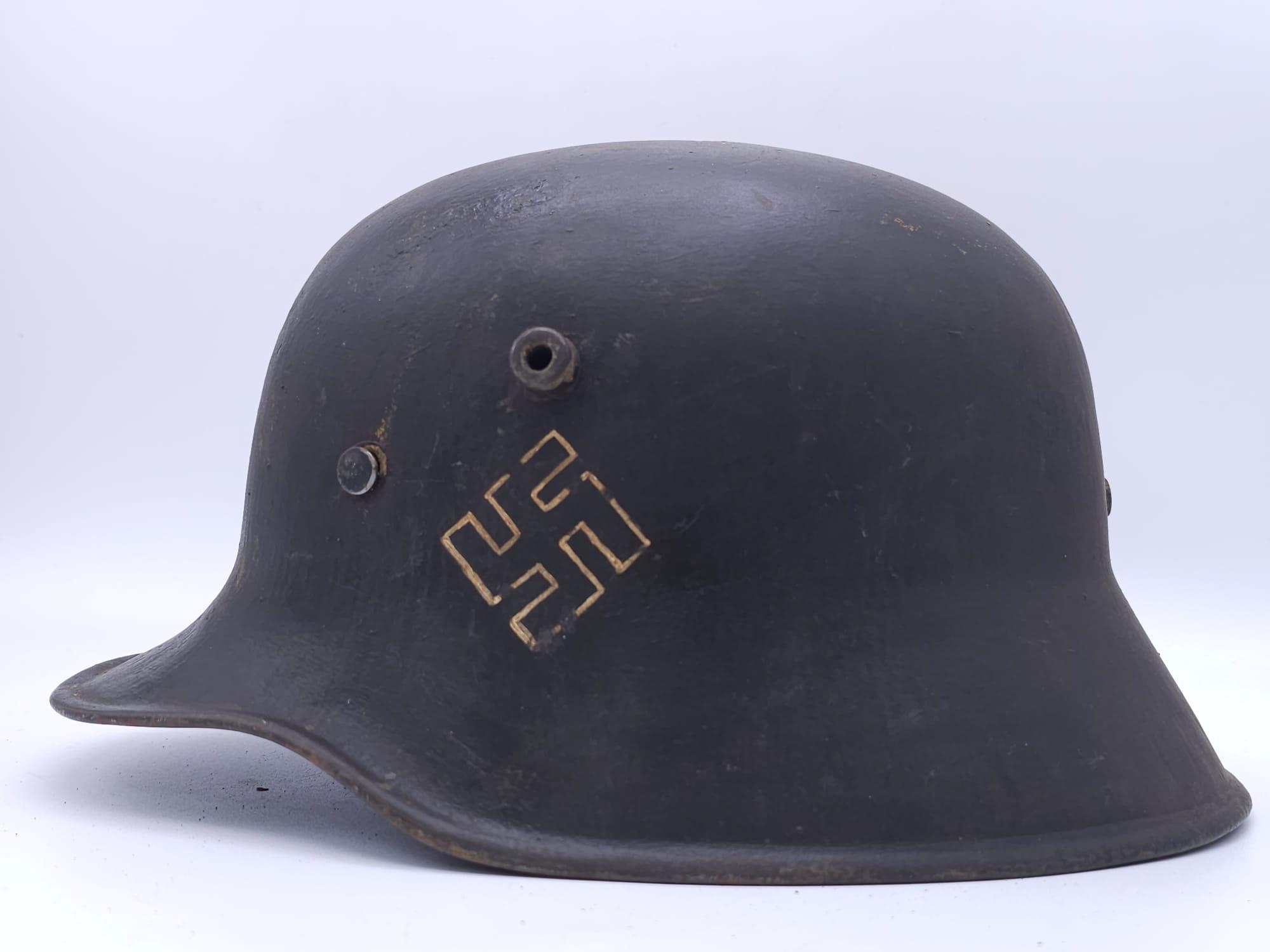 3rd Reich Transitional SS-VT M18 Helmet.