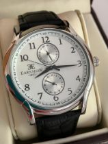 Gentlemans THOMAS EARNSHAW WRISTWATCH WB124876. Multi dial model finished in stainless steel. Quartz