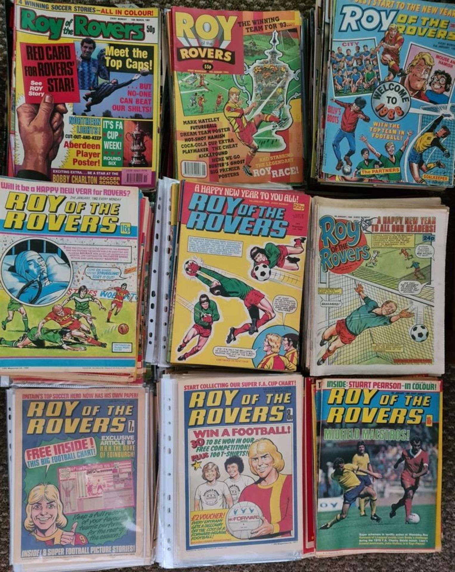 A Supreme Roy of the Rovers Comic Book Collection! Every edition from 1976 - 1995. There are 860 - Bild 9 aus 10