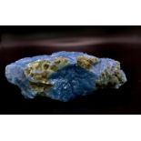 A very desirable for the serious collector, rough, large (834.5 carats), blue, opal specimen from