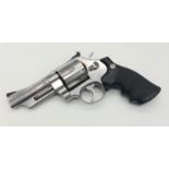 A Deactivated USA Smith and Wesson 44 Magnum Revolver. This 'Mountain' Model revolver has of