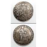 A 1764 Netherlands 1/4 Ducat Silver Coin. Zeelandia province. KM99. Please see photos for