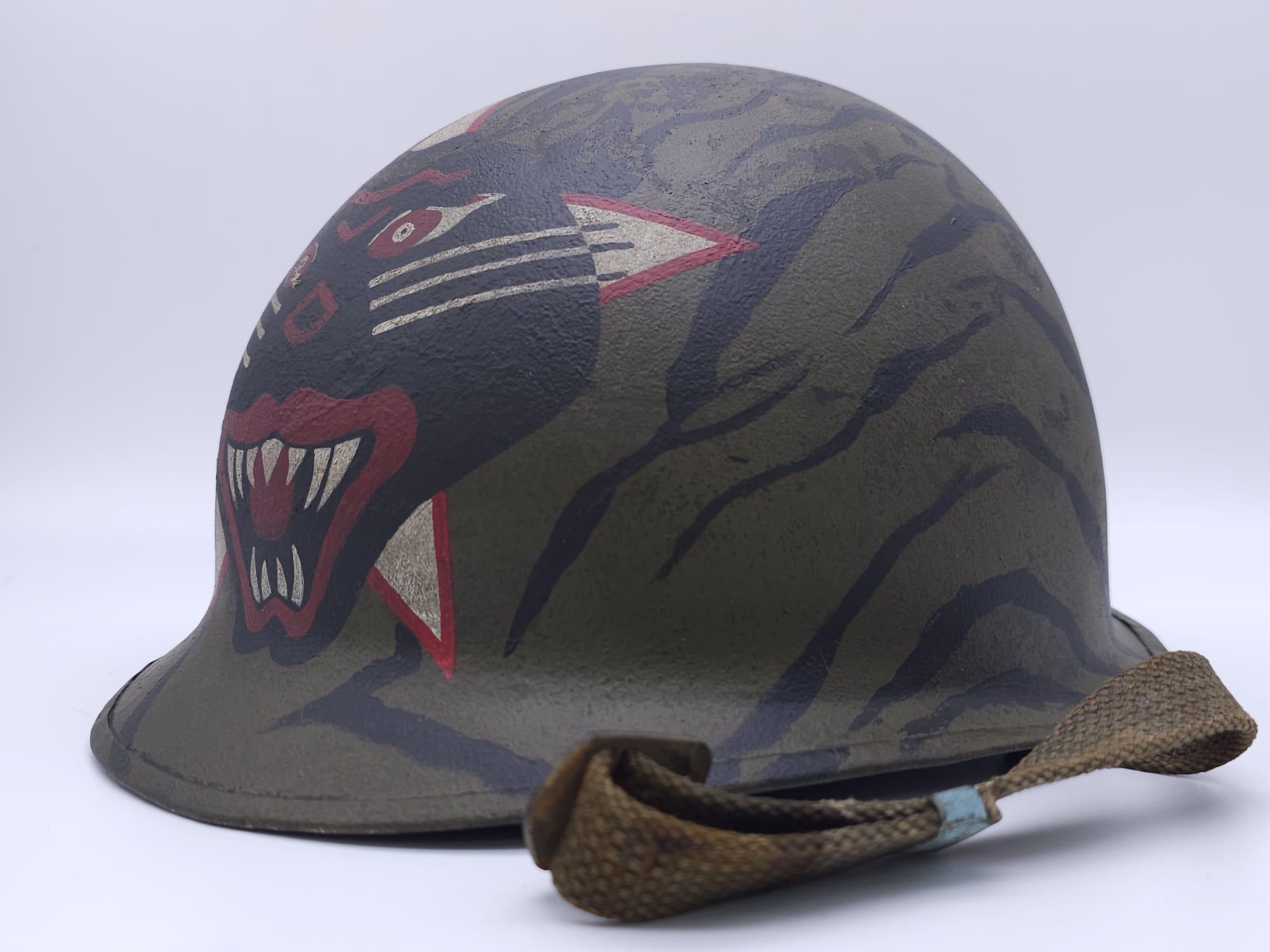 Vietnam War Era A.R.V.N Rangers M1 Helmet. - Image 2 of 10
