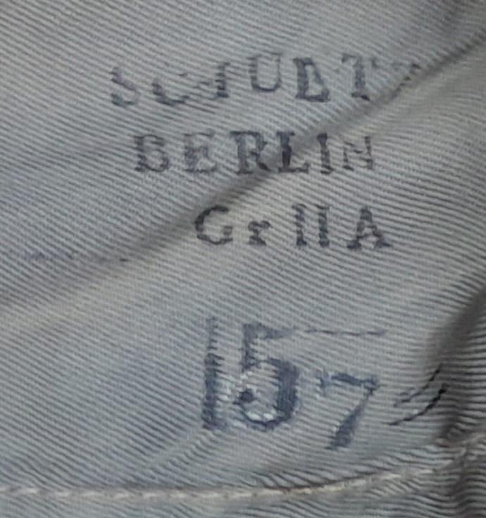 3rd Reich M34 Army Overseas Cap. Made by Schubt, Berlin. Super condition for its age. - Image 6 of 6