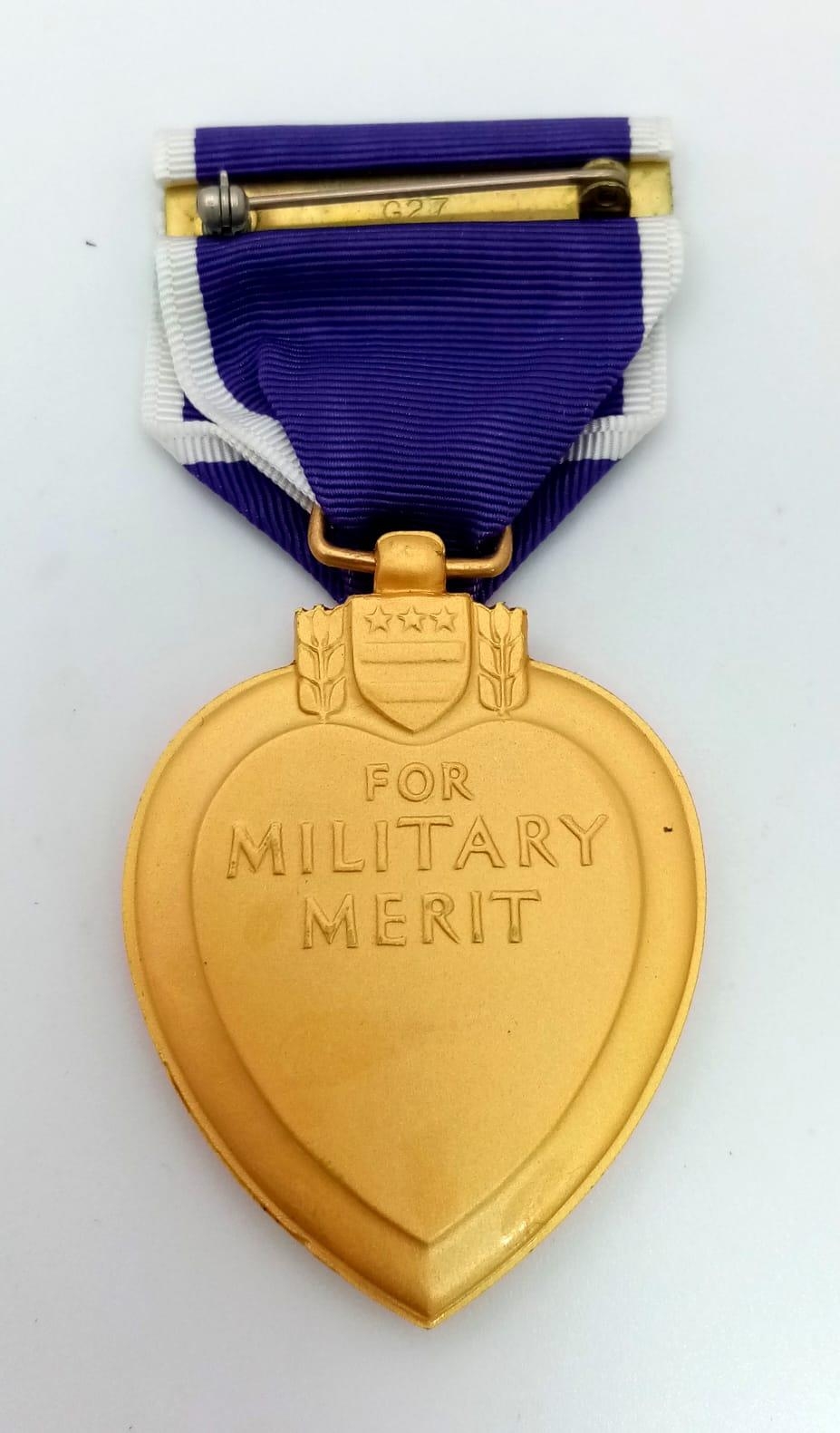 Current Issue Purple Heart Medal. Made by Graco Awards Ltd some time from 1999 to the present day. - Image 3 of 3