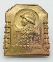 1922 Dated Nuremburg German Tinnie Badge.
