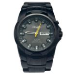 An Unworn, Black SS Rover Nixon Quartz Divers Watch. 42mm Including Crown. Full Working Order with