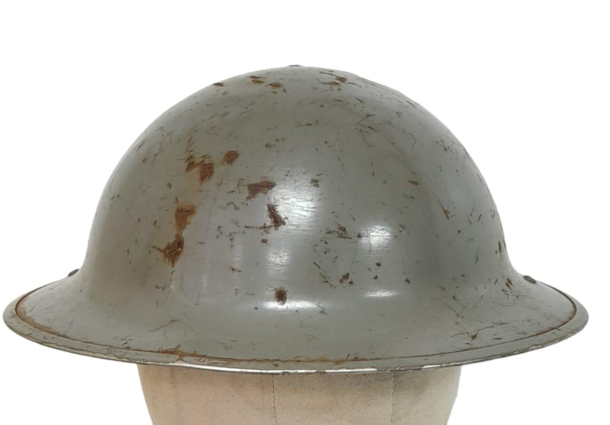 WW2 Canadian Navy Helmet. Maker: Aluminium Goods Co, Toronto. Dated 1941 - Image 4 of 5