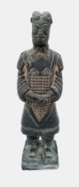 A Chinese Terracotta Warrior Figure. 27cm tall