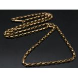 A Vintage 9K Gold Belcher Link Necklace. 47cm length. 4.96g weight.