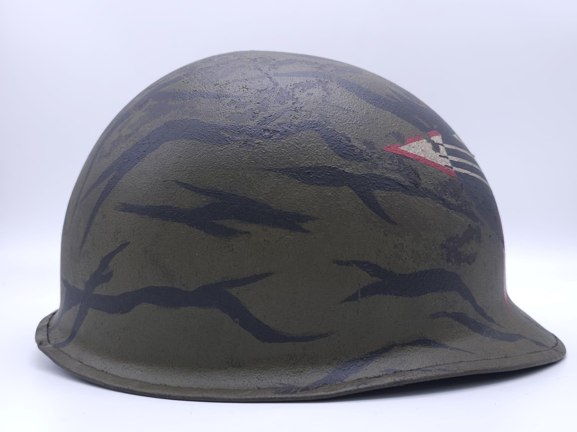 Vietnam War Era A.R.V.N Rangers M1 Helmet. - Image 6 of 10