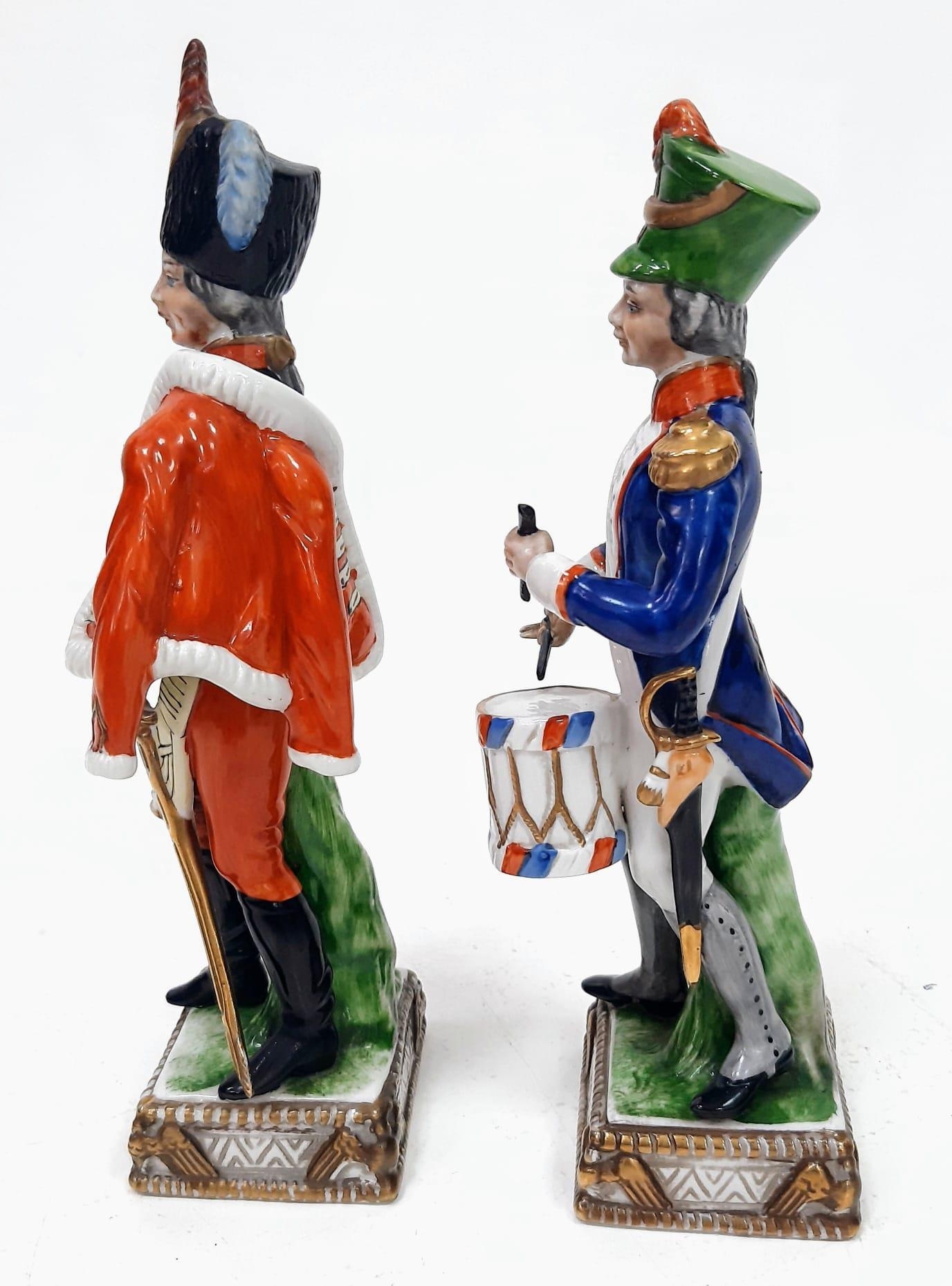 Rare pair of Carl Thieme, Potschappel 19th Century Porcelain Figurines. Figurines are hand painted - Image 2 of 5