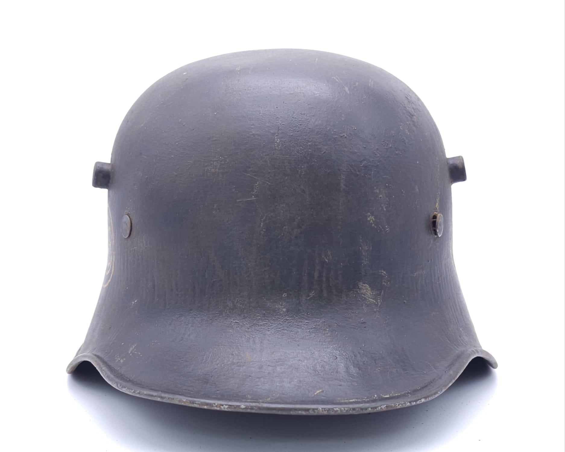 3rd Reich Transitional SS-VT M18 Helmet. - Image 3 of 9