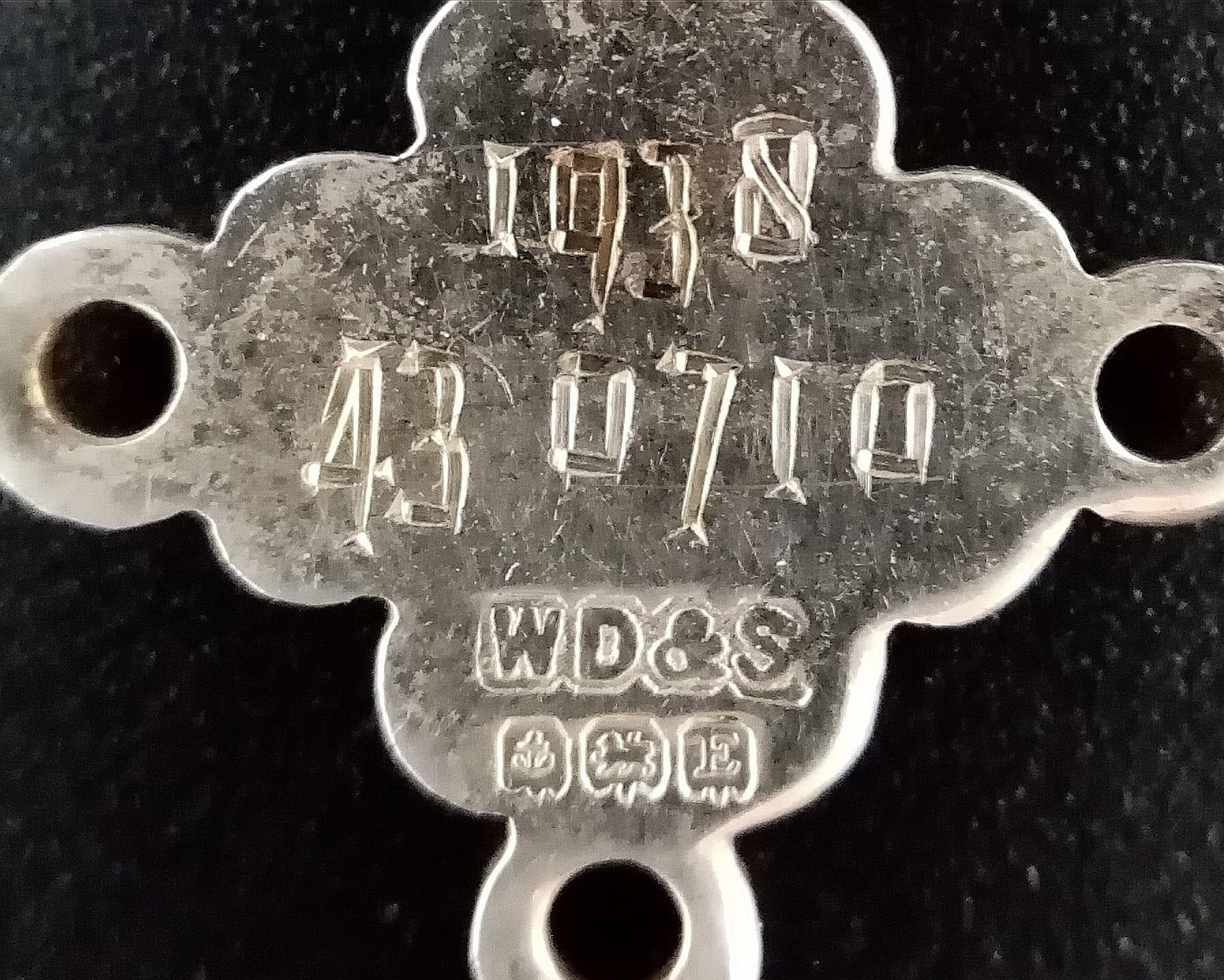 A Parcel of Two Hallmarked Silver WW2 Pendants Dated 1939 & 1938. Made by Speciality Military - Image 3 of 4