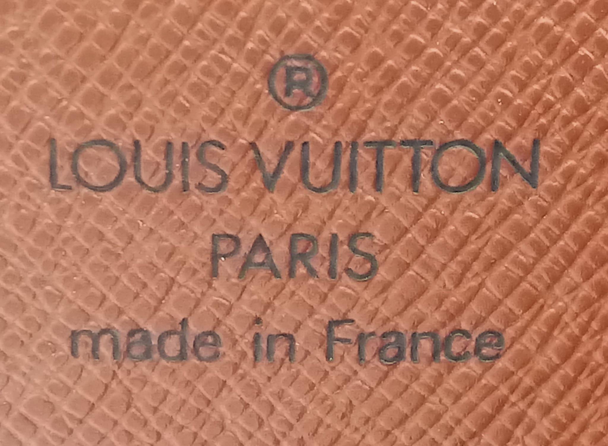 A Louis Vuitton Monogram Card Holder. Pebbled leather exterior, press stud closure. Brown leather - Image 4 of 7