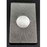 Vintage Sterling Silver Money Clip. Hallmarked with a stylish spiralling pattern. Weight: 21.2g