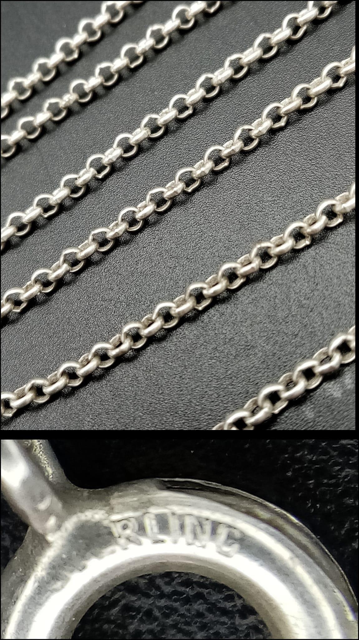 Four Sterling Silver Necklaces. Different lengths and styles, 23.2g total weight. - Image 3 of 6